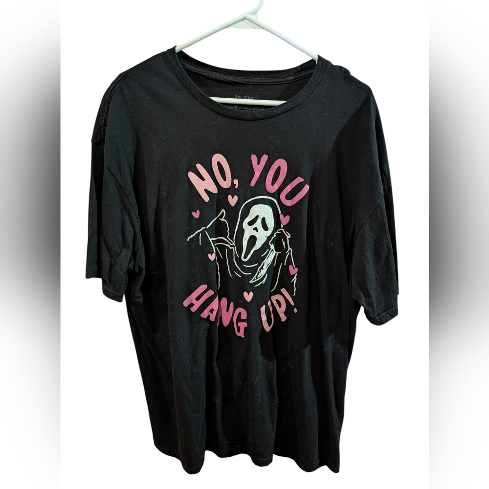 Black Scream Graphic Man Shirt